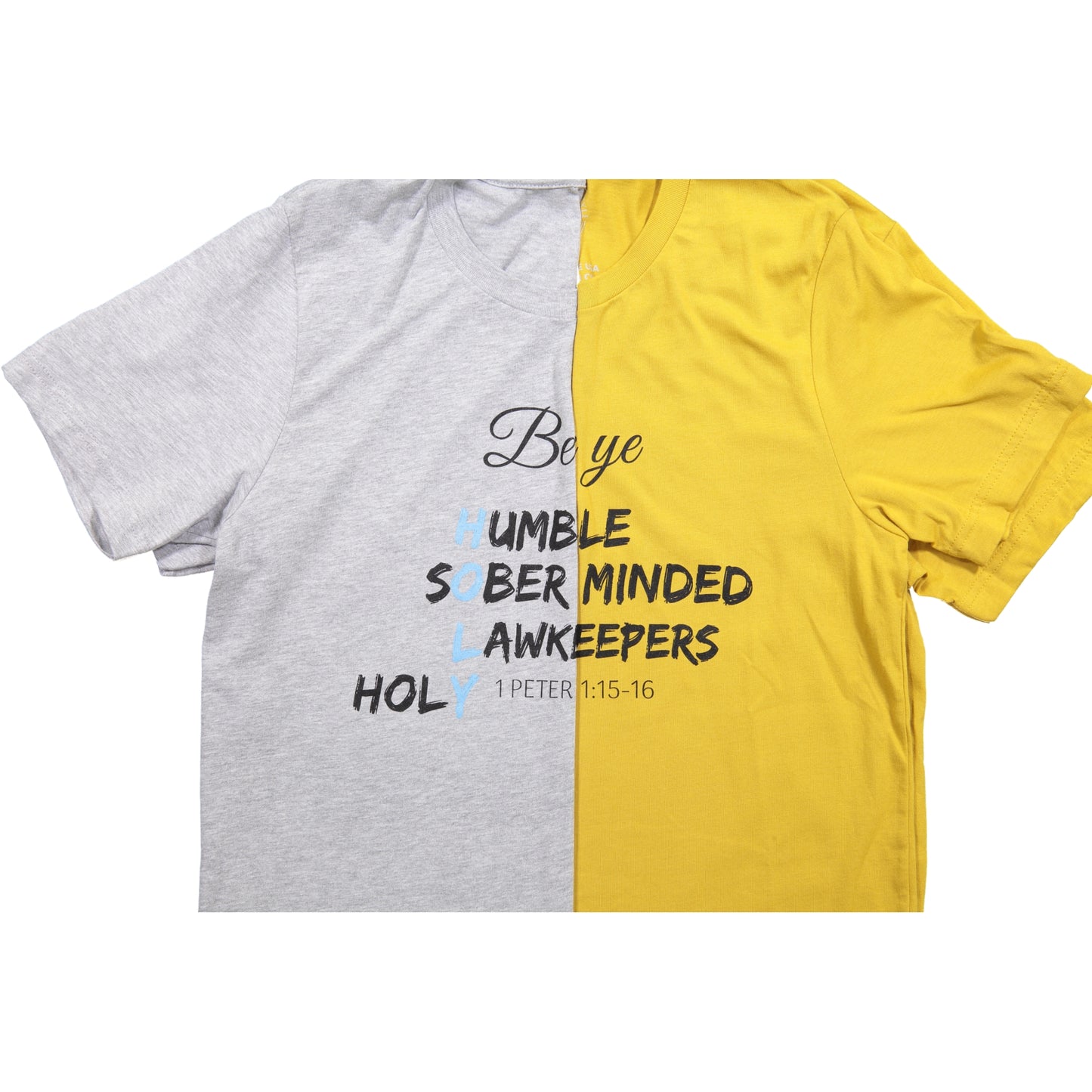Be ye Holy! Mustard Tee