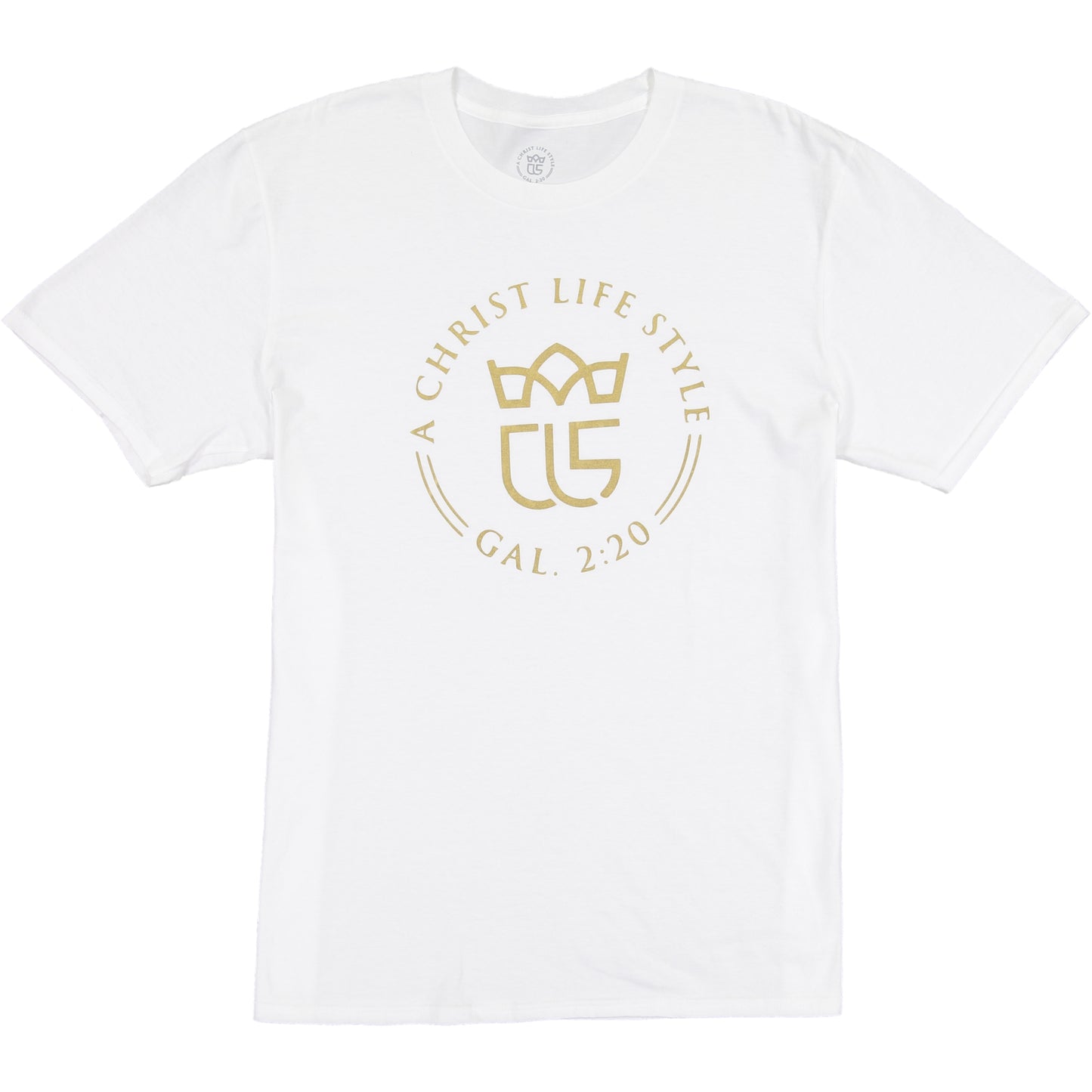 Christ Life! White Official Logo Tee