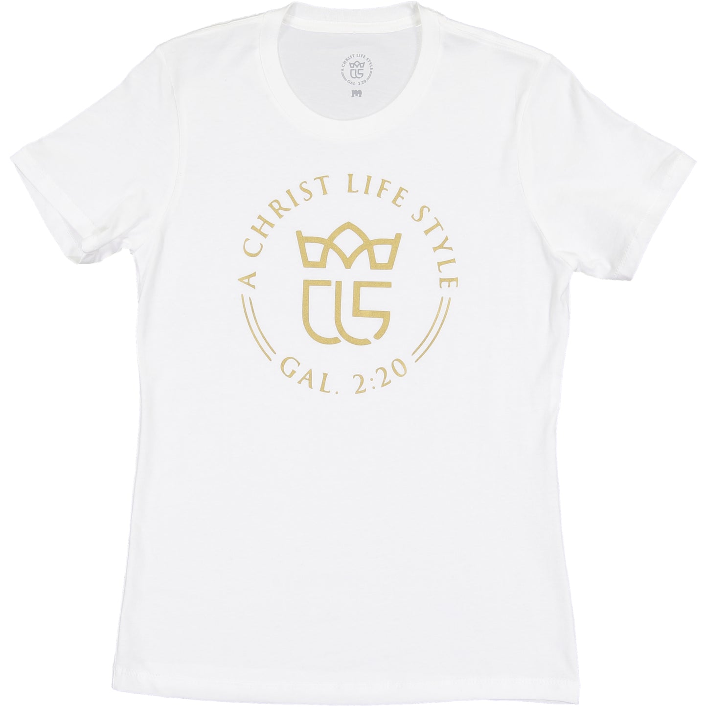 Christ Life! Official Logo White Womens' Tee