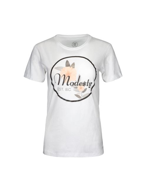 Modesty EST. B.C. Tee