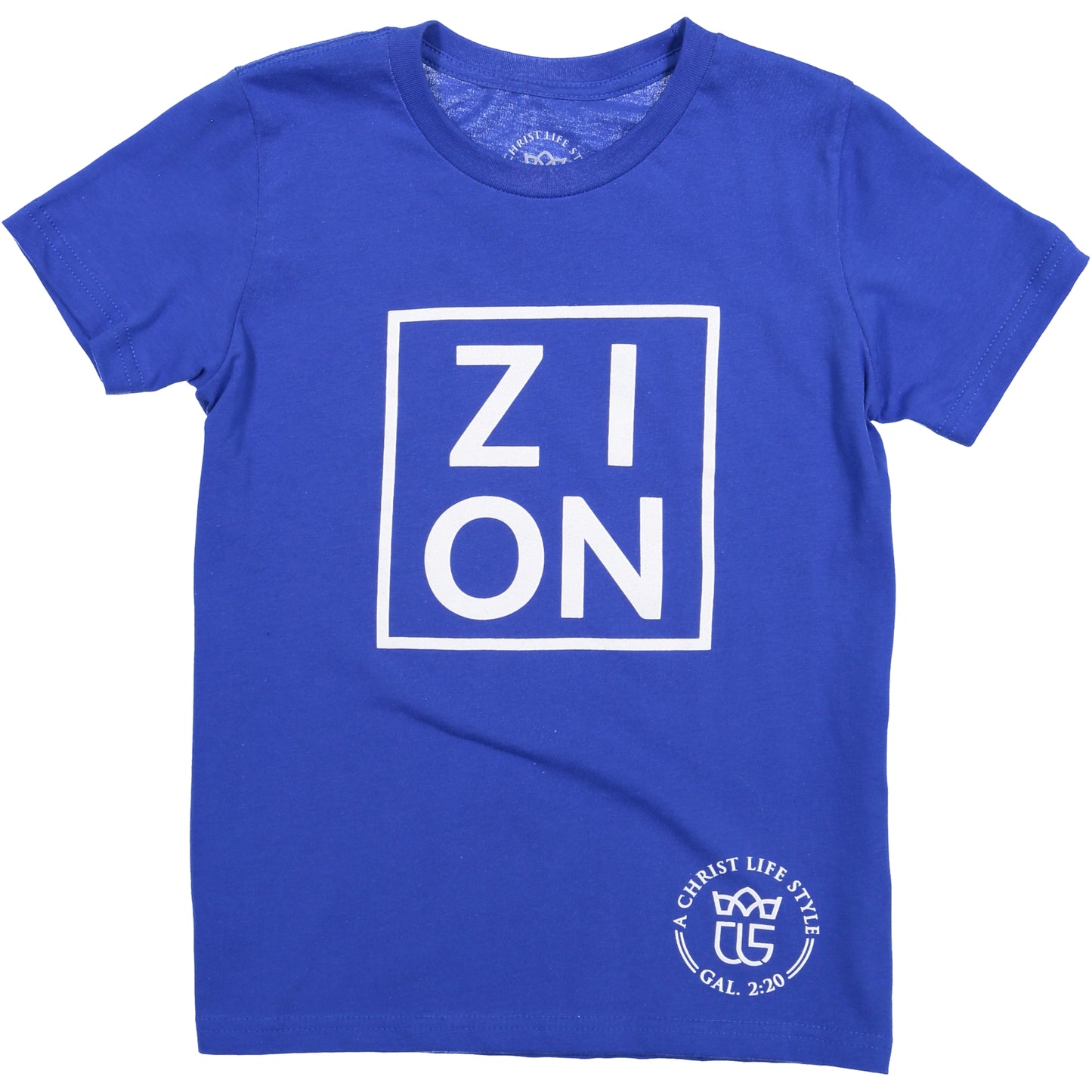 Youth "ZION" Blue Tee