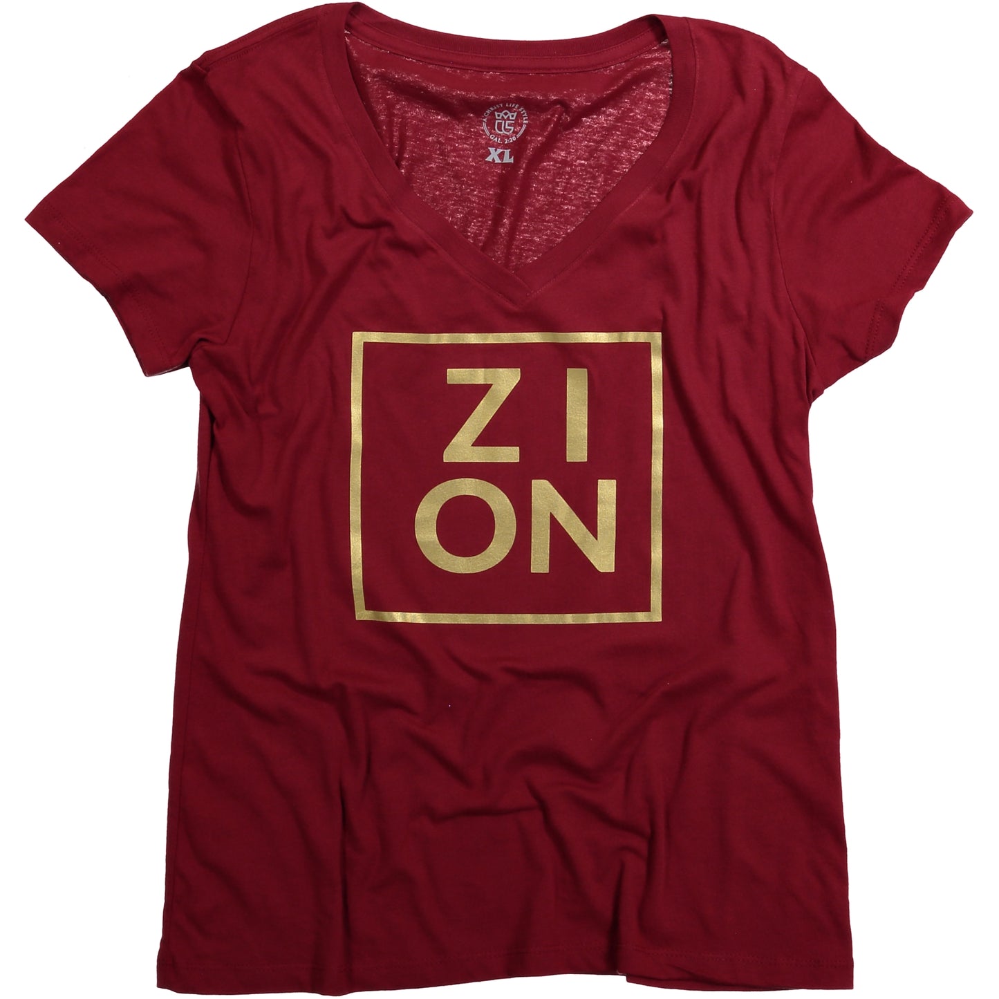 "ZION" Womens' Tee (Gold Print)