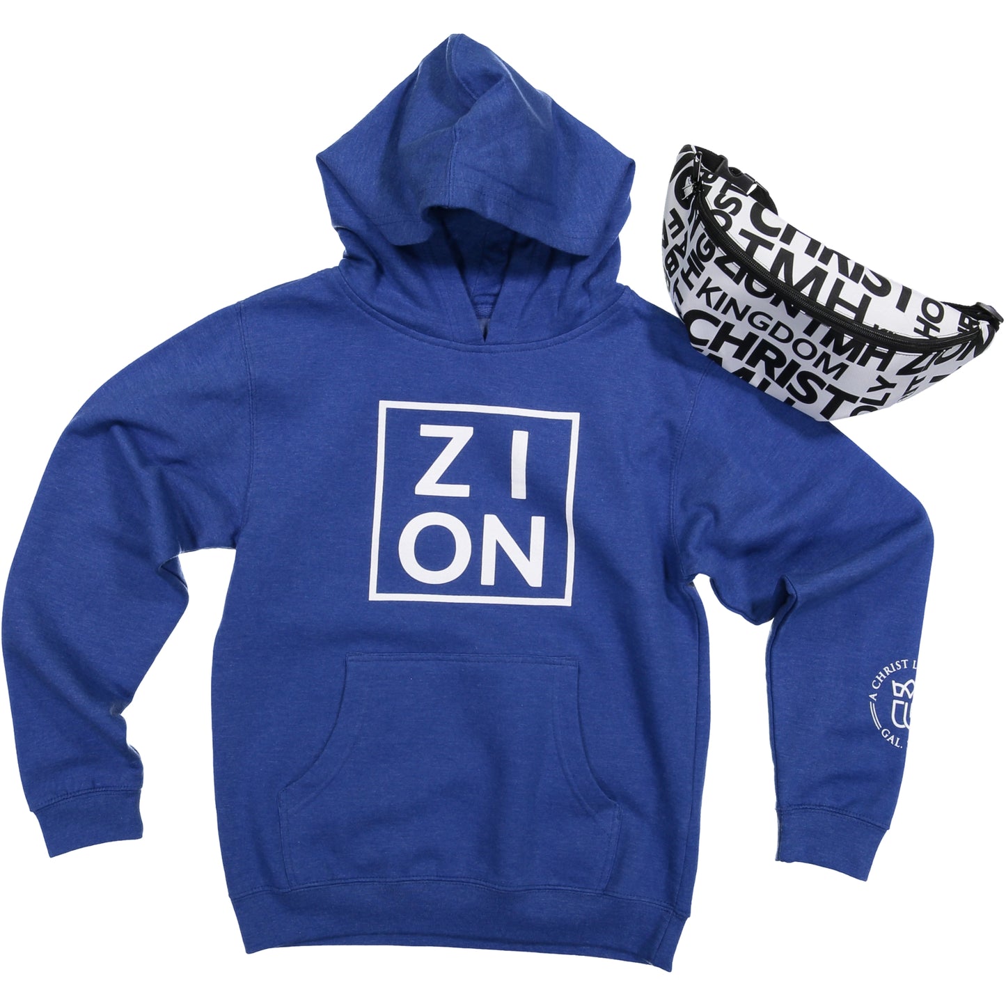 Youth "ZION" Blue Hoodie