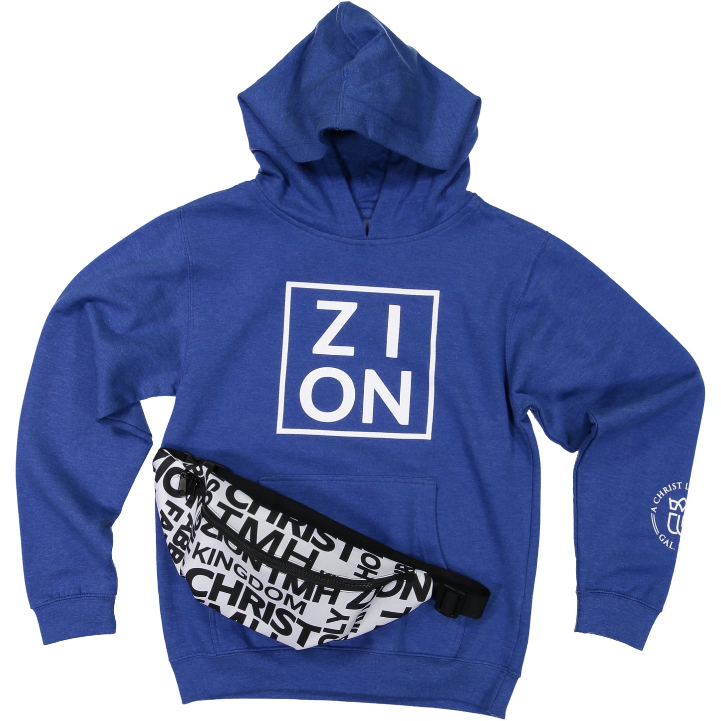 Youth "ZION" Blue Hoodie
